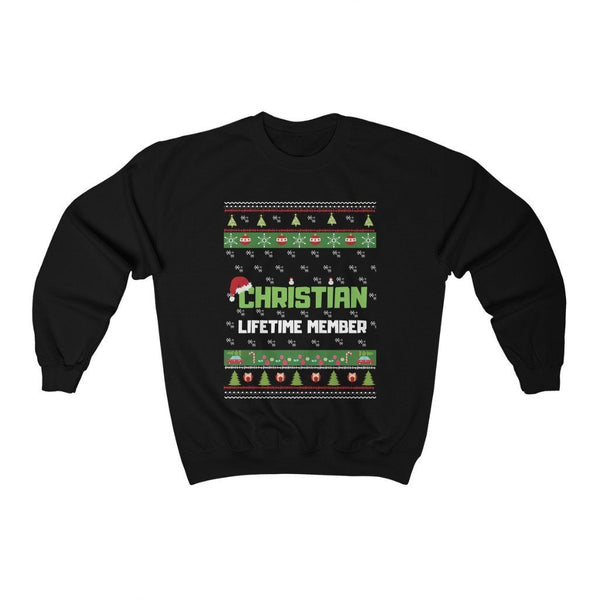 Sweater Navidad para Hijo (Personalízala con el nombre) Sweatshirt Printify Black L 