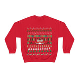 Sweater Unisex para lucir esta Navidad - Ugly Christmas Sweater - Escoge entre 4 colores. Sweatshirt Printify S Red 