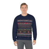 Sweather Navideño Unisex (Azul o Negro) - Ugly Christmas Sweather Sweatshirt Printify 