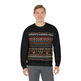 Sweather Navideño Unisex (Azul o Negro) - Ugly Christmas Sweather Sweatshirt Printify 
