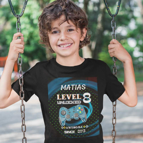 T-Shirt para cumpleaños de Niño - Personaliza la camiseta. Kids clothes Regalos.Gifts S 
