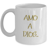 Taza: Amo a Dios Coffee Mug Regalos.Gifts 