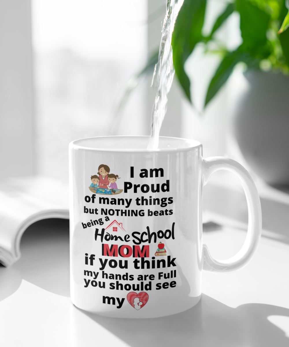 Taza con mensaje para Home School Mom Coffee Mug Regalos.Gifts 