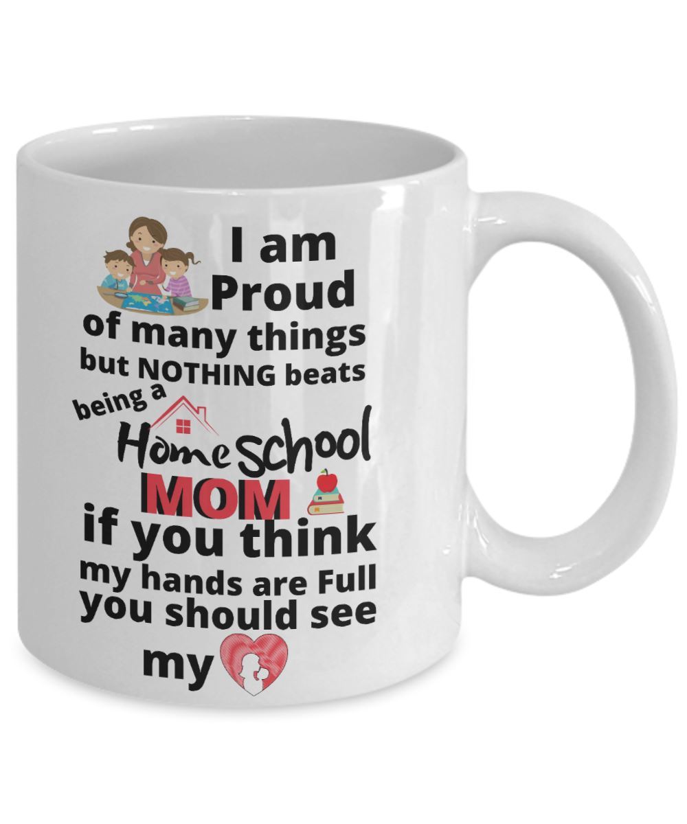 Taza con mensaje para Home School Mom Coffee Mug Regalos.Gifts 