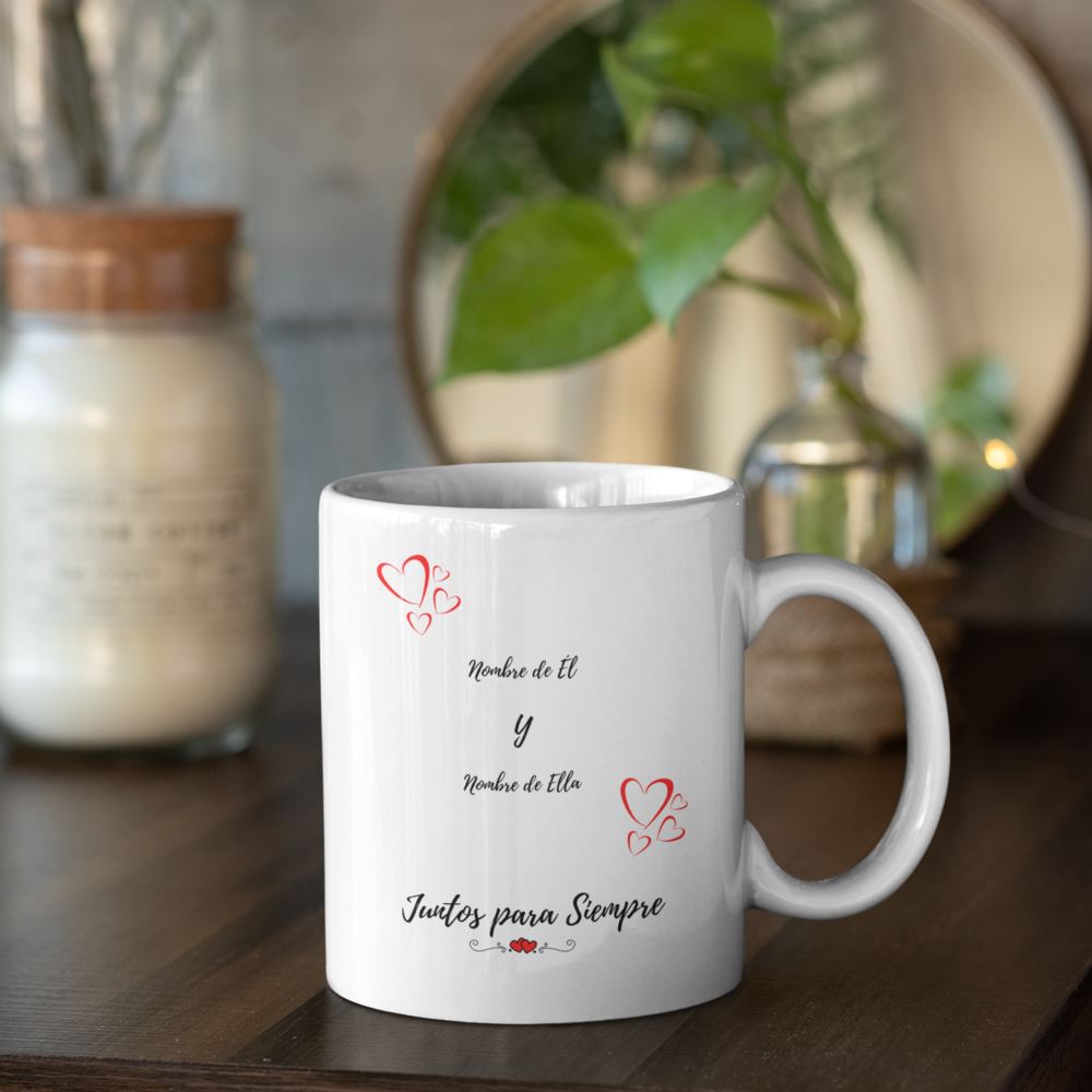 Taza con mensaje personalizado de amor: Para mi Futuro Esposo Coffee Mug Regalos.Gifts 