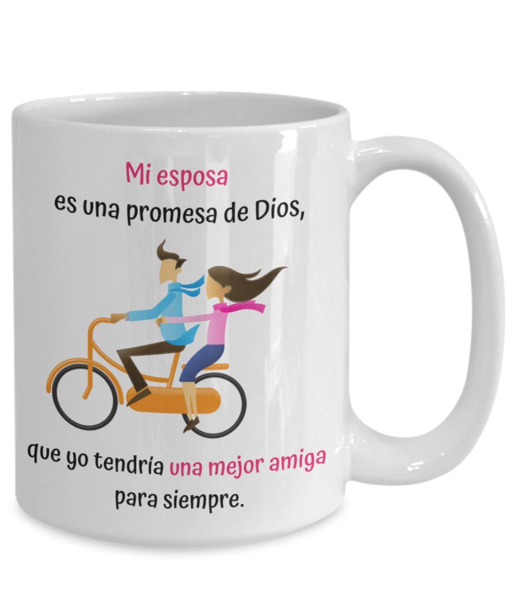 Taza de Café 15 onzas: Mi esposa es una promesa Regalo ideal. Coffee Mug Regalos.Gifts 