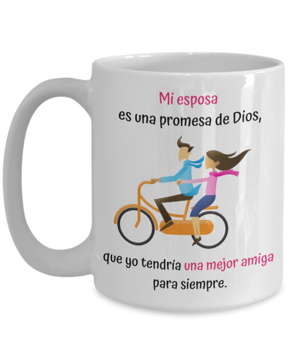 Taza de Café 15 onzas: Mi esposa es una promesa Regalo ideal. Coffee Mug Regalos.Gifts 