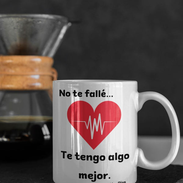 Taza de Café 15 onzas: No te fallé… Regalo ideal con mensaje cristiano en español. Coffee Mug Regalos.Gifts 