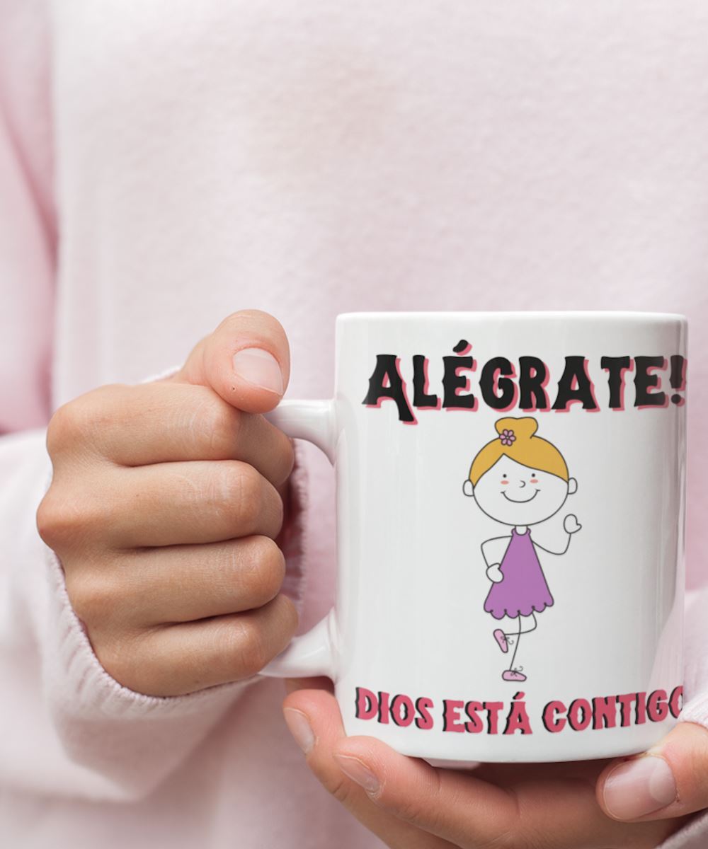 Taza de Café: Alégrate… Coffee Mug Regalos.Gifts 