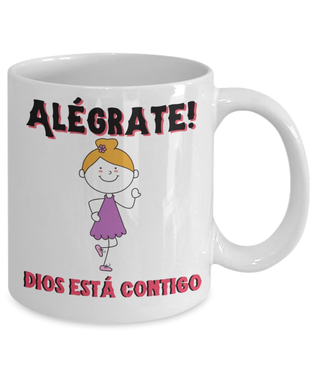 Taza de Café: Alégrate… Coffee Mug Regalos.Gifts 