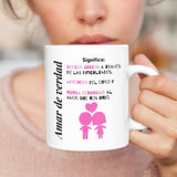 Taza de café: Amar de verdad,significa… Coffee Mug Regalos.Gifts 