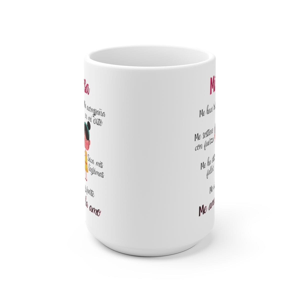 Taza de café con mensaje cristiano: Mi esposa… 11 y 15 onzas Mug Printify 