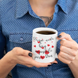Taza de Café con mensajes cristiano: Nada hay imposible para Dios Coffee Mug Regalos.Gifts 