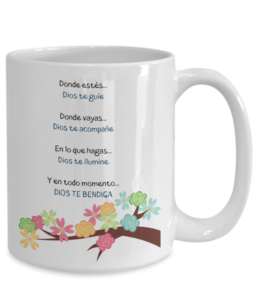 Taza de Café de 15 oz: Donde estés… Coffee Mug Regalos.Gifts 
