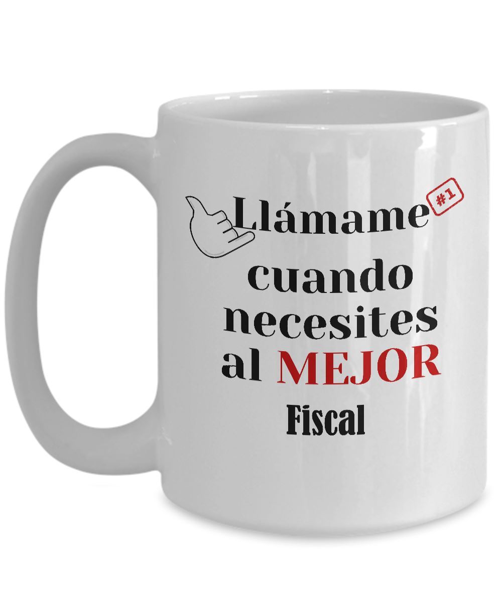 Taza de Café llámame cuando necesites al mejor Fiscal Coffee Mug Regalos.Gifts 