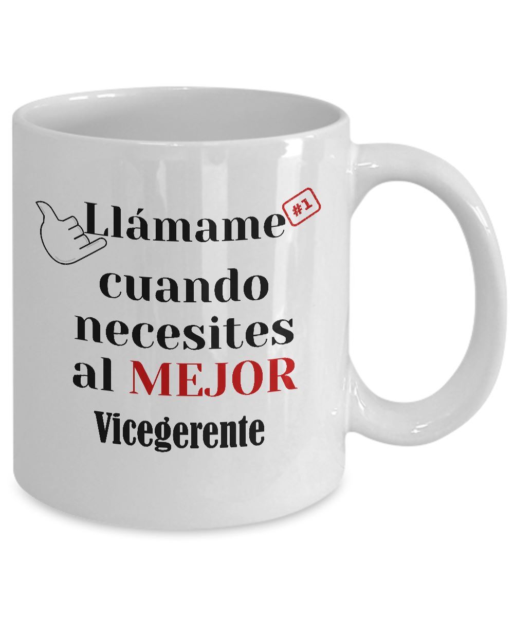 Taza de Café llámame cuando necesites al mejor Vicegerente Coffee Mug Regalos.Gifts 