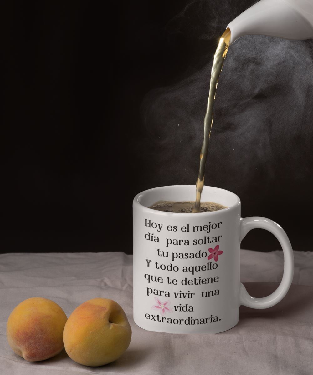 Taza de Café mensaje cristiano: Hoy es el mejor día Coffee Mug Regalos.Gifts 