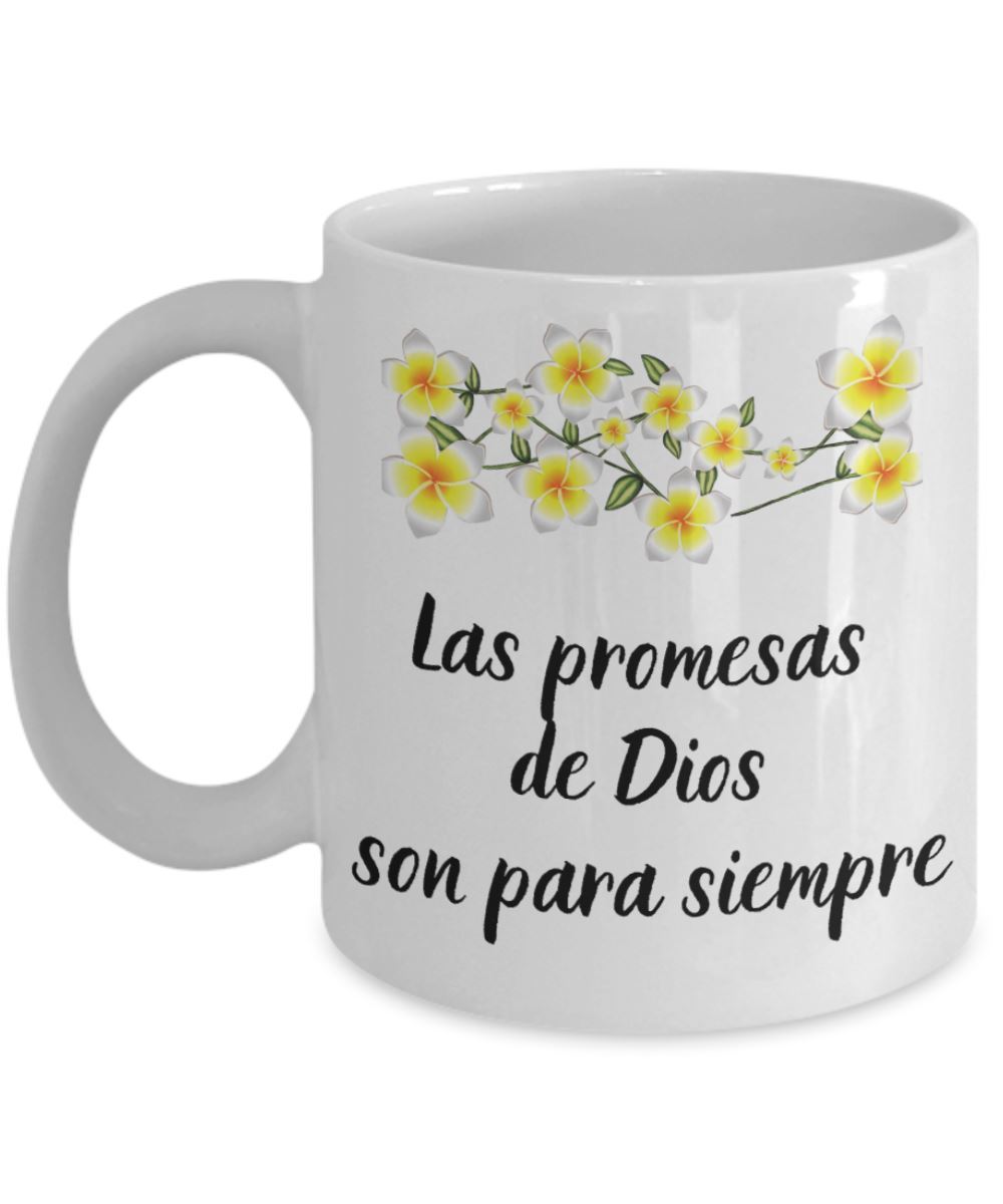 Taza de Café mensaje cristiano: Las promesas De Dios Coffee Mug Regalos.Gifts 