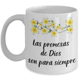 Taza de Café mensaje cristiano: Las promesas De Dios Coffee Mug Regalos.Gifts 
