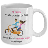 Taza de Café mensaje cristiano: Mi esposa es una promesa Regalo ideal. Coffee Mug Regalos.Gifts 