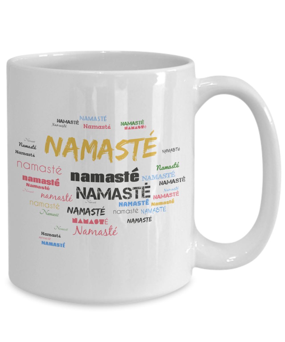 Taza de Café: Namasté Coffee Mug Regalos.Gifts 
