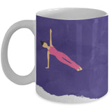 Taza de Café para apasionadas por la Yoga con mensaje Cristiano: Todo lo puedo… Coffee Mug Regalos.Gifts 