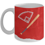 Taza de Café para apasionados del Baseball con mensaje Cristiano: Todo lo puedo… Coffee Mug Regalos.Gifts 