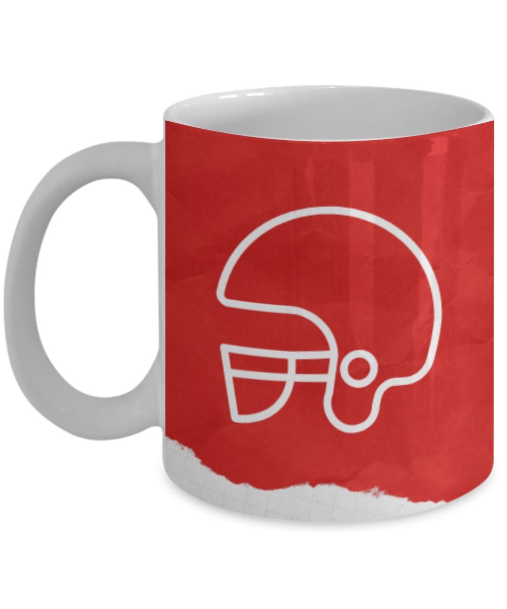 Taza de Café para apasionados del Football con mensaje Cristiano: Todo lo puedo… Coffee Mug Regalos.Gifts 