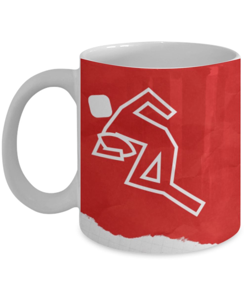 Taza de Café para apasionados del Rugby con mensaje Cristiano: Todo lo puedo… Coffee Mug Regalos.Gifts 