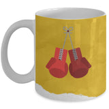 Taza de Café para apasionados por el Boxeo con mensaje Cristiano: Todo lo puedo… Coffee Mug Regalos.Gifts 