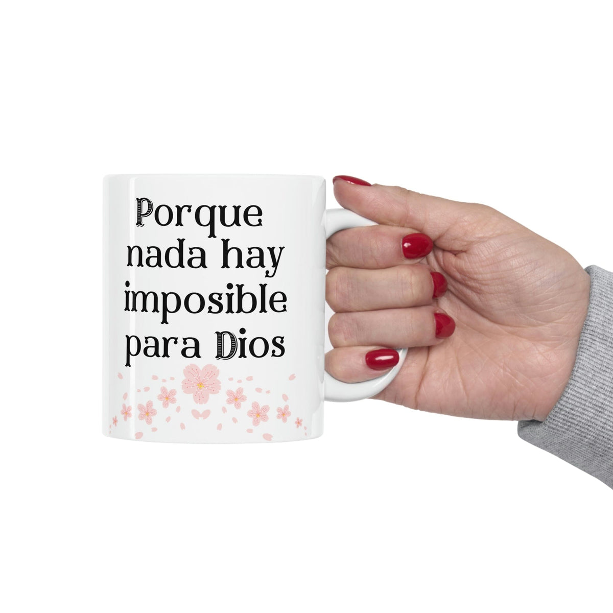 Taza de Café: Porque nada hay imposible 11 onzas Mug Printify 
