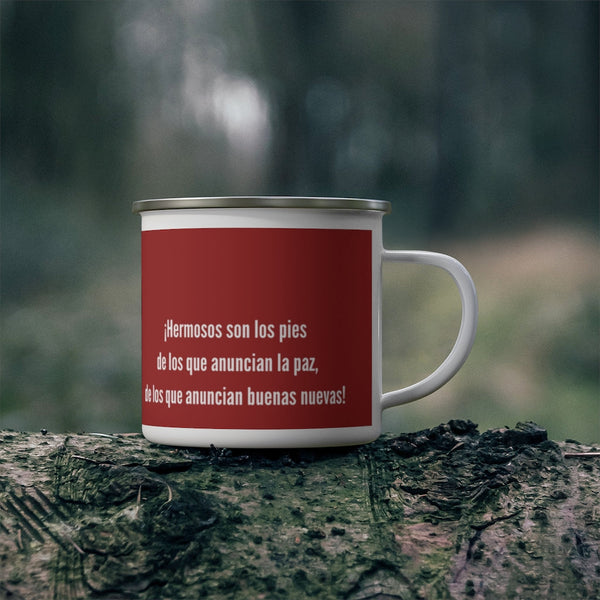 Taza de camping esmaltada para regalar a una Pastora - Nuevo Producto Mug Printify 