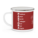 Taza de camping esmaltada para regalar a una Pastora - Nuevo Producto Mug Printify 