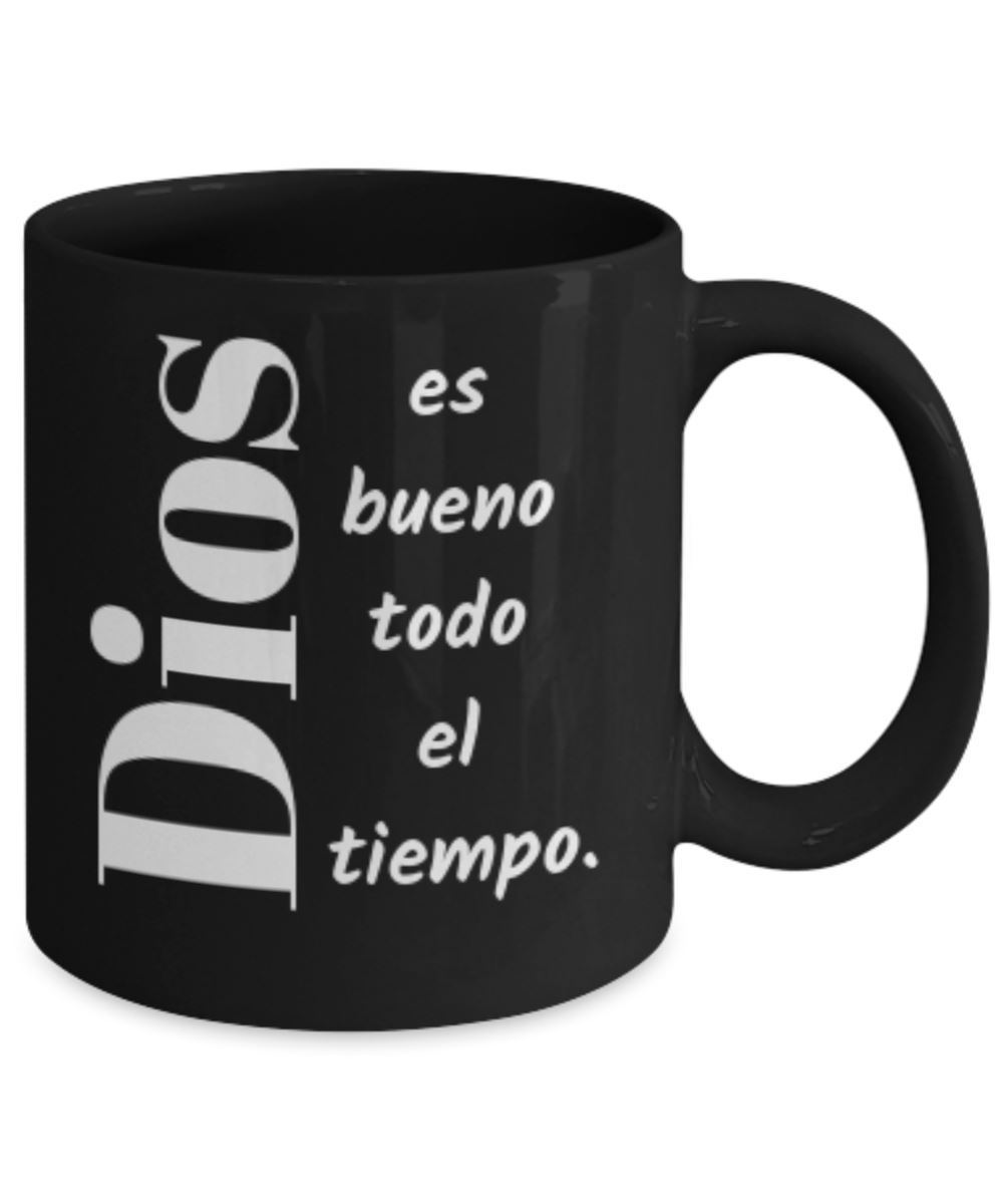Taza: Dios es bueno Coffee Mug Regalos.Gifts 