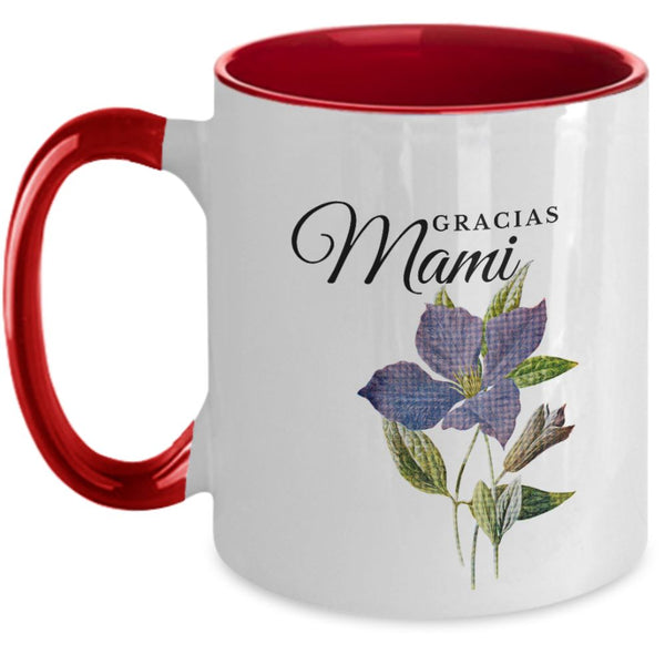 Taza dos Tonos para Día Madre: Gracias Mami Coffee Mug Regalos.Gifts 