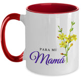 Taza dos Tonos para Día Madre: Para mi Mamá… Graciasss Coffee Mug Regalos.Gifts 