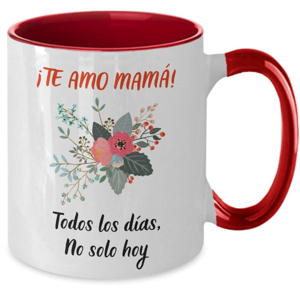Taza dos Tonos para Mamá: Te Amo mamá… Coffee Mug Regalos.Gifts 