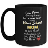 Taza Negra con mensaje para Home School Mom Coffee Mug Regalos.Gifts 