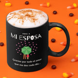 Taza Negra de café: Amo a mi Esposa Coffee Mug Regalos.Gifts 