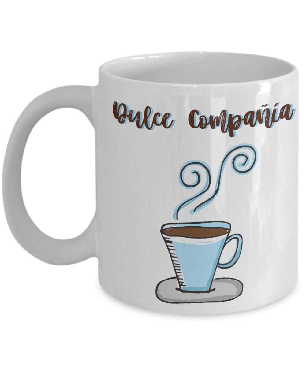 Taza Negra de Café: Dulce compañía Coffee Mug Regalos.Gifts 