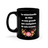 Taza negra de Café: La Misericordia De Dios... 11-15oz Mug Printify 11oz 