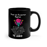 Taza Negra de café: Para mi hermosa esposa - 11-15oz Mug Printify 