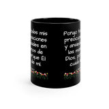 Taza negra de Café: Pongo todas mis… - 11oz Negra Mug Mug Printify 11oz 