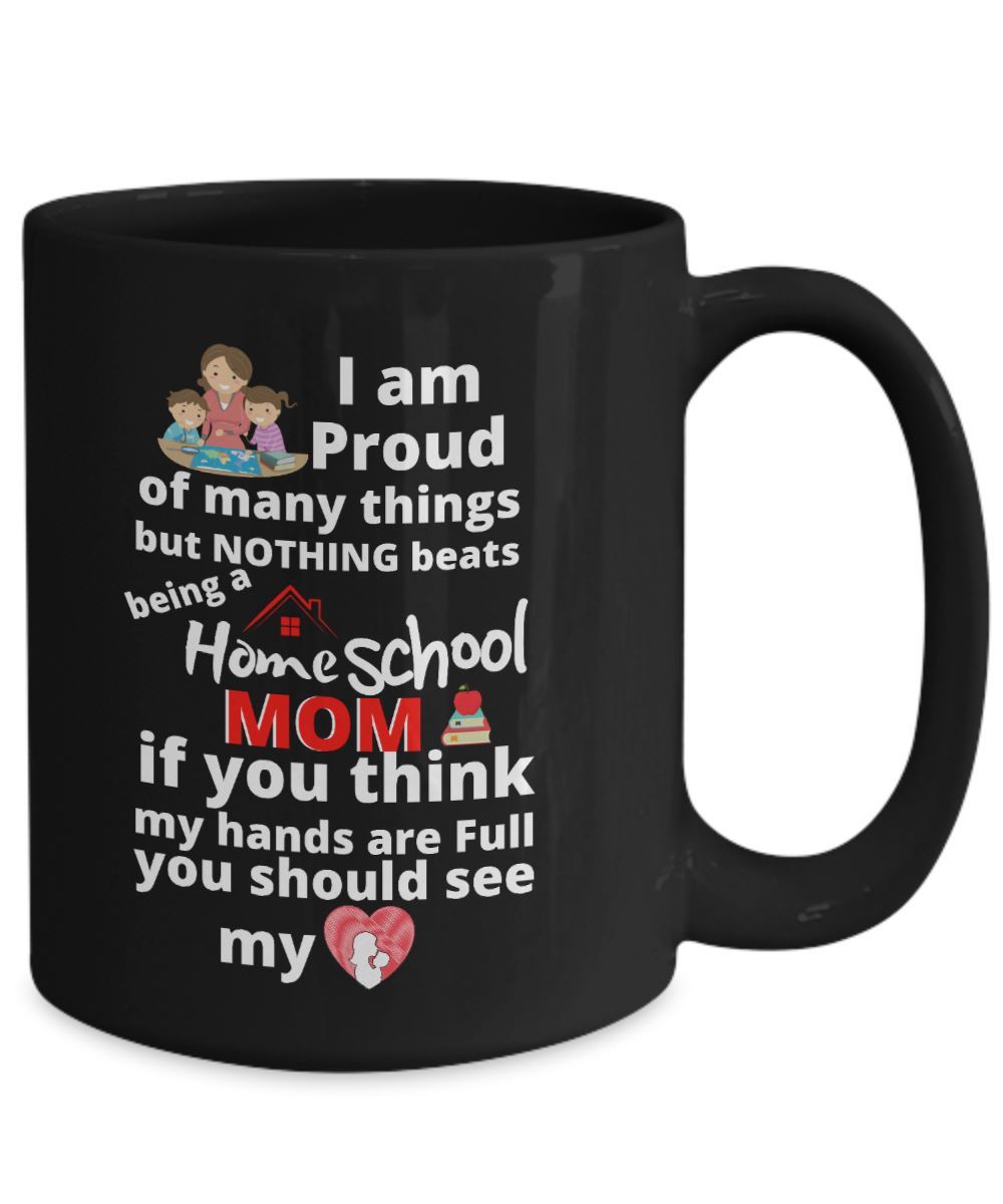 Taza Negra para Home School Mom Coffee Mug Regalos.Gifts 