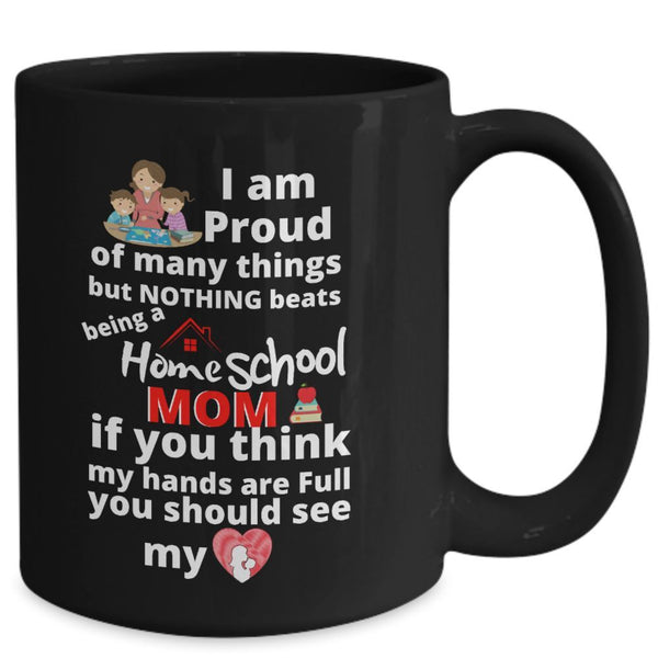 Taza Negra para Home School Mom Coffee Mug Regalos.Gifts 