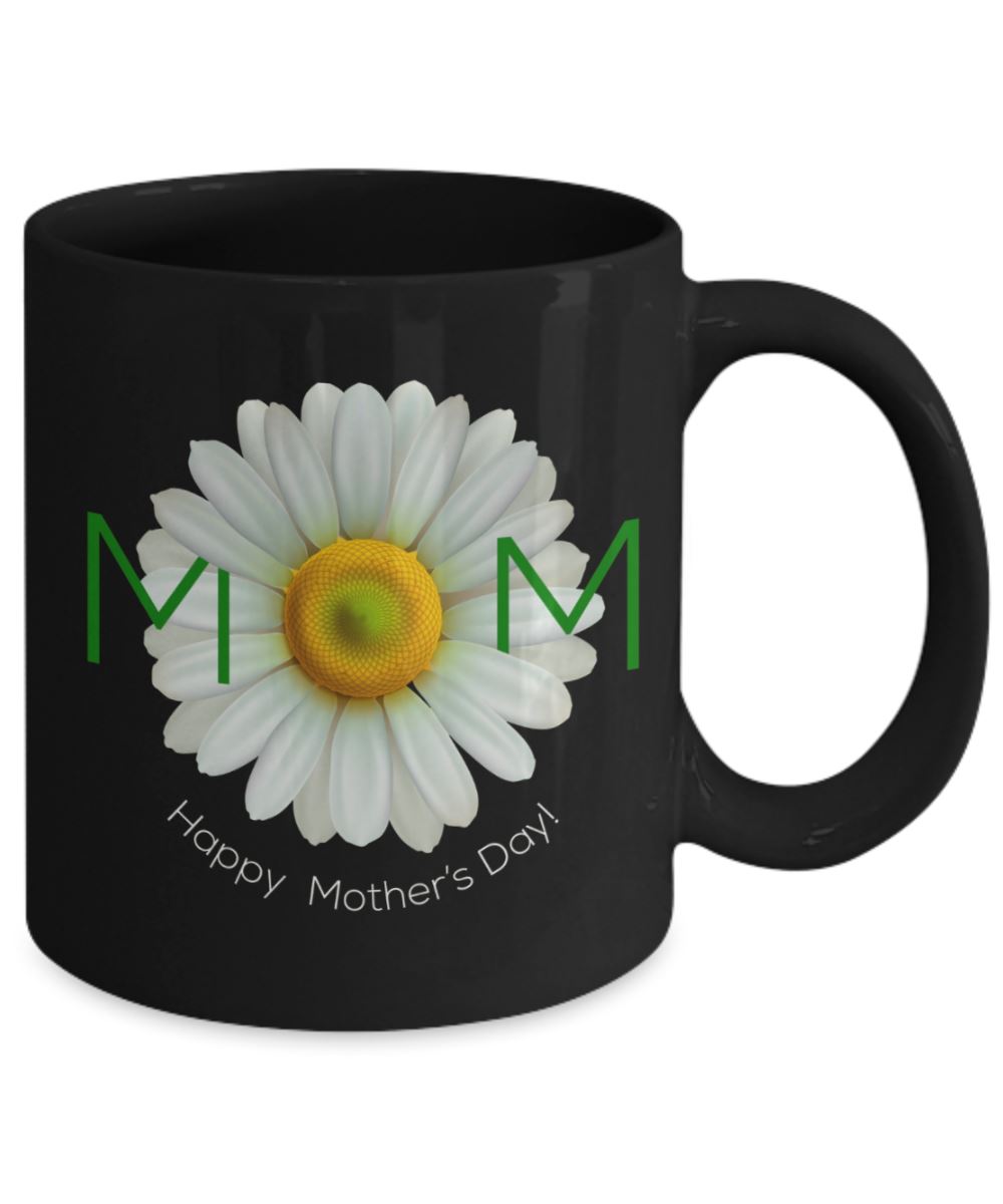 Taza Negra para Mamá: Happy Mother’s Day Coffee Mug Regalos.Gifts 