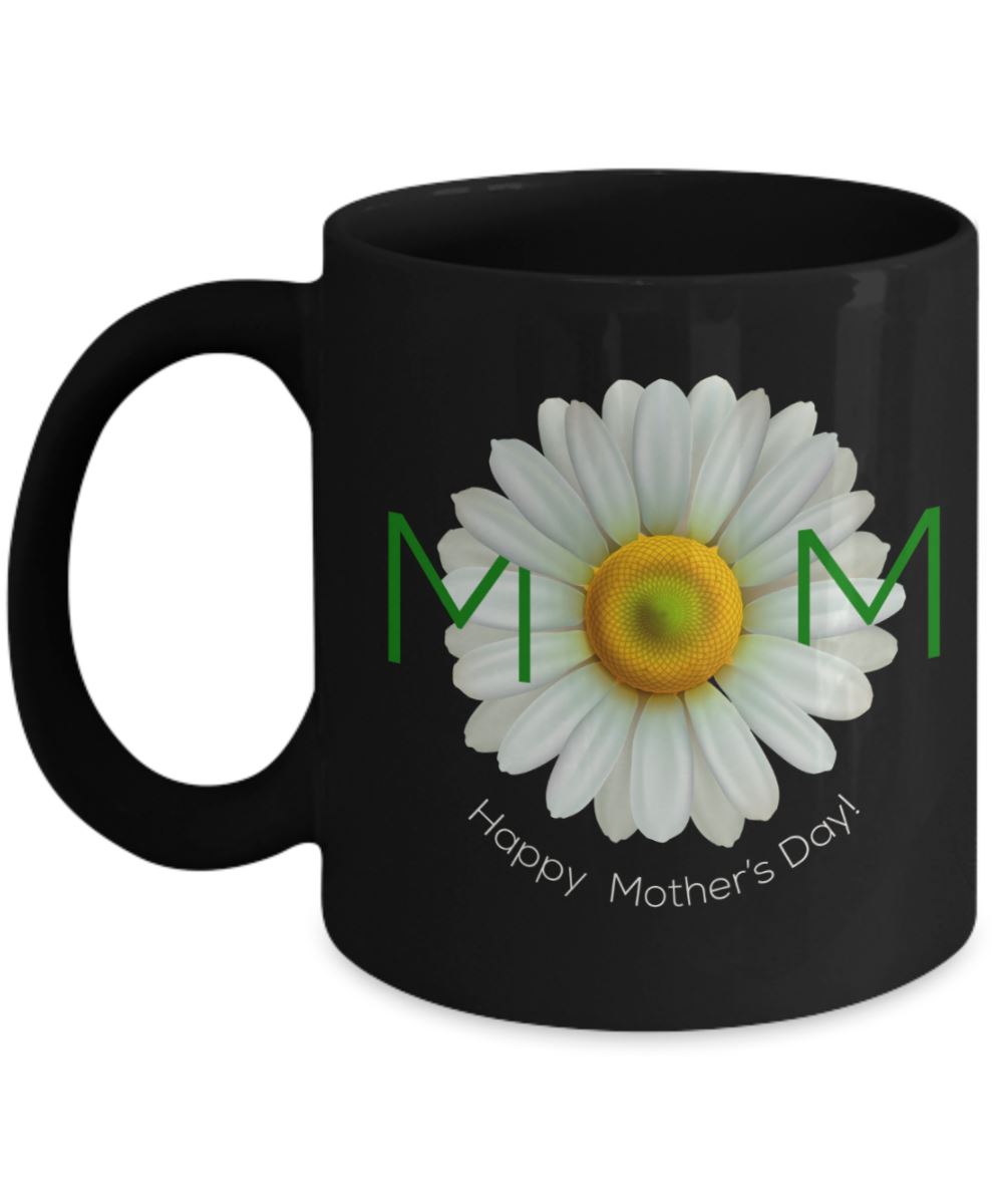 Taza Negra para Mamá: Happy Mother’s Day Coffee Mug Regalos.Gifts 11oz Mug Black 