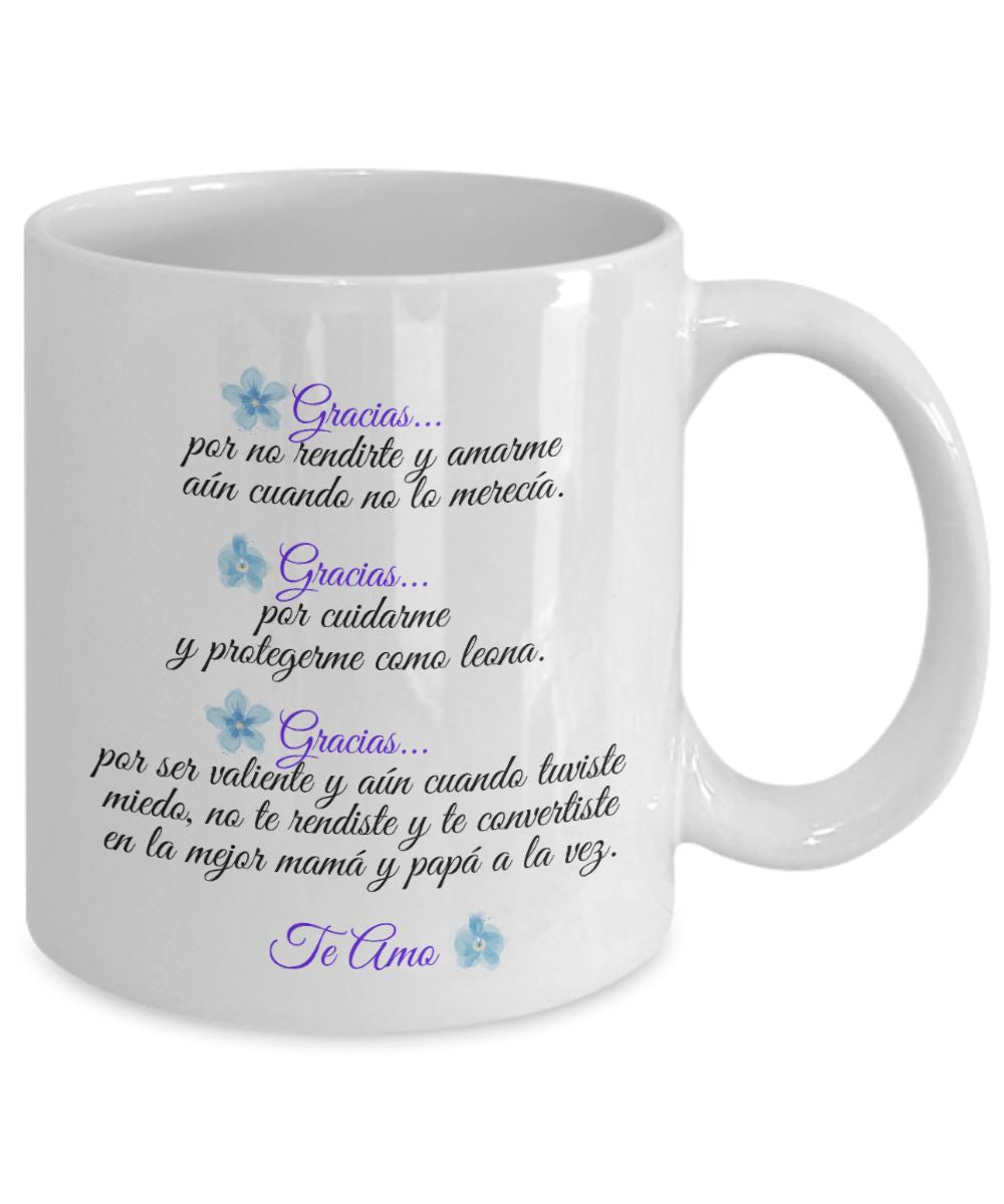 Taza para Día Madre: Para mi Mamá… Graciasss Coffee Mug Regalos.Gifts 15oz Mug White 