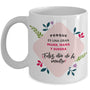 Taza para el Día de la Madre: Porque es una gran Mujer, Mamá y Suegra. Feliz Día de la Madre Coffee Mug Regalos.Gifts 11oz Mug White 
