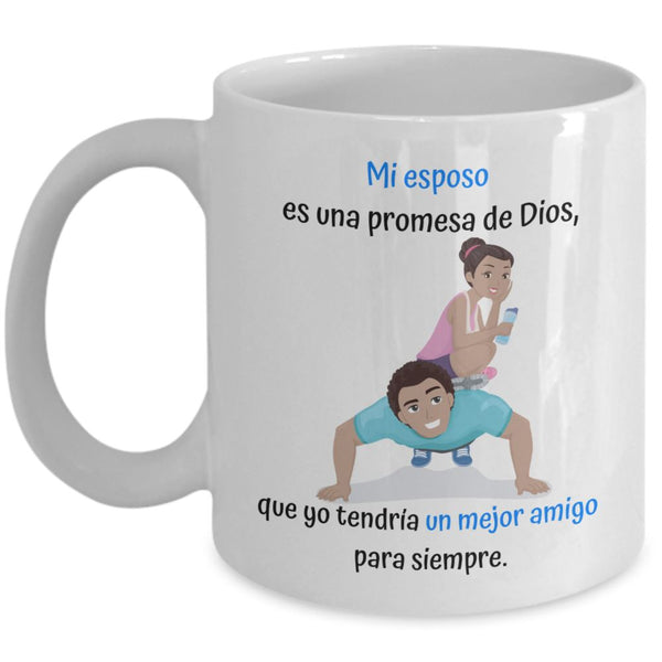 Taza para esposo: Mi esposo es una promesa Coffee Mug Regalos.Gifts 11oz Mug White 